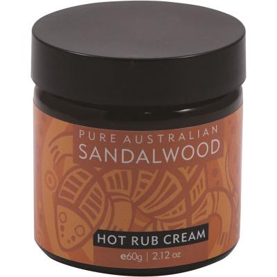 Pure Australian Sandalwood Hot Rub Cream 60g